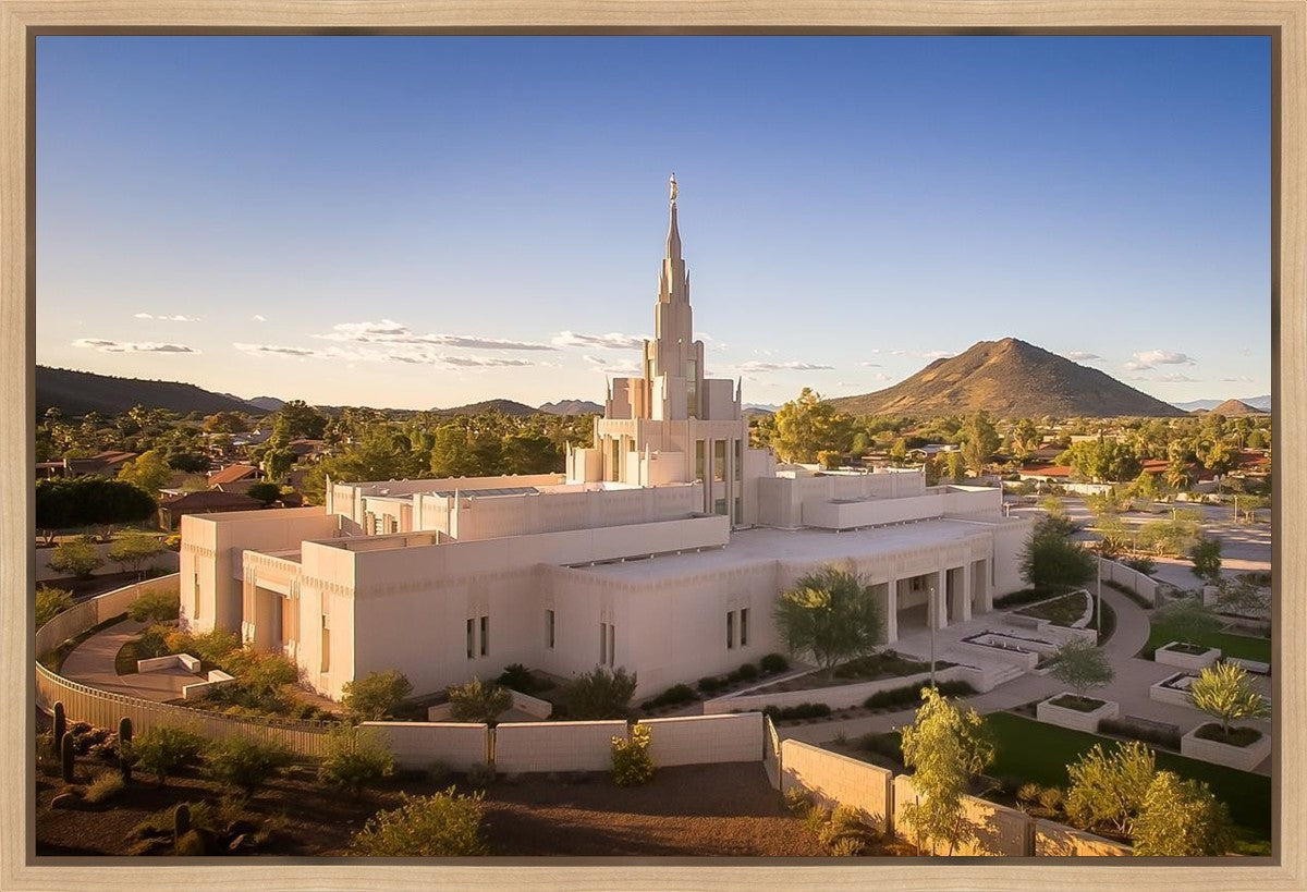 Phoenix Evening Warmth Aerial Gallery Wrap