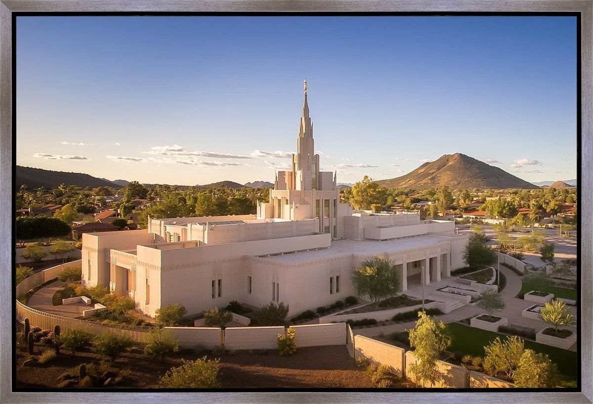Phoenix Evening Warmth Aerial Gallery Wrap