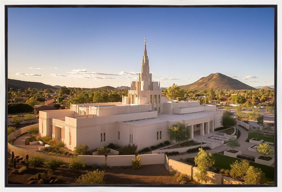 Phoenix Evening Warmth Aerial Gallery Wrap