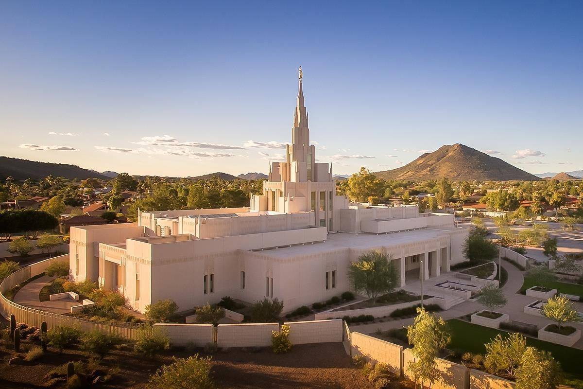 Phoenix Evening Warmth Aerial Gallery Wrap