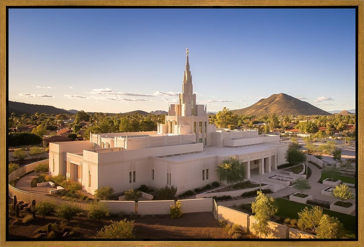Phoenix Evening Warmth Aerial Gallery Wrap