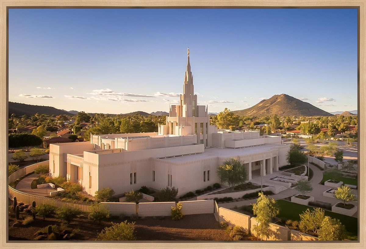 Phoenix Evening Warmth Aerial Gallery Wrap