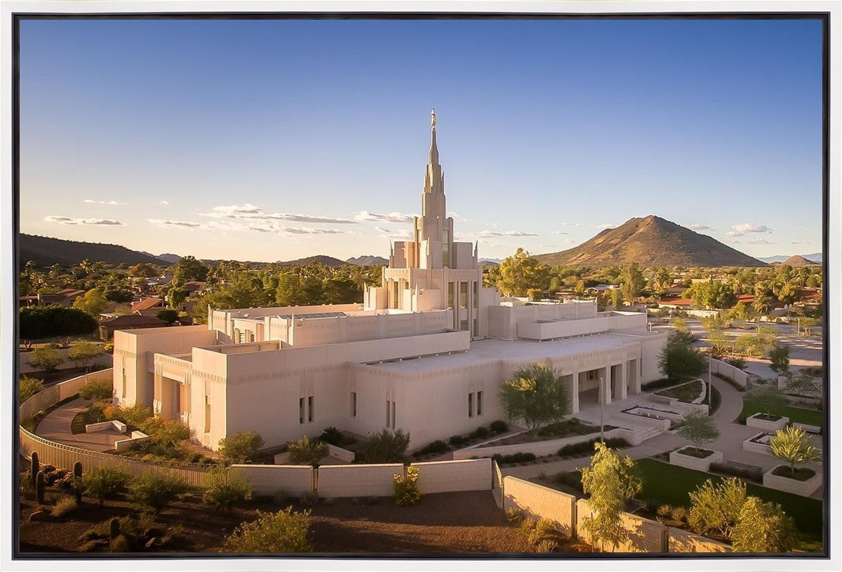 Phoenix Evening Warmth Aerial Gallery Wrap