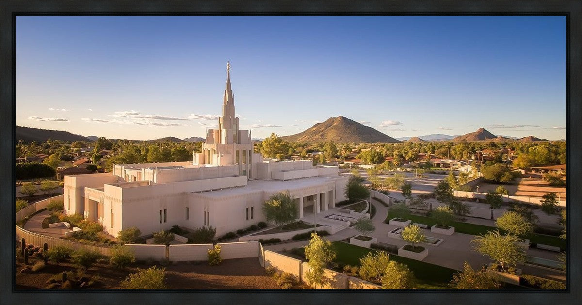 Phoenix Evening Warmth Aerial Gallery Wrap