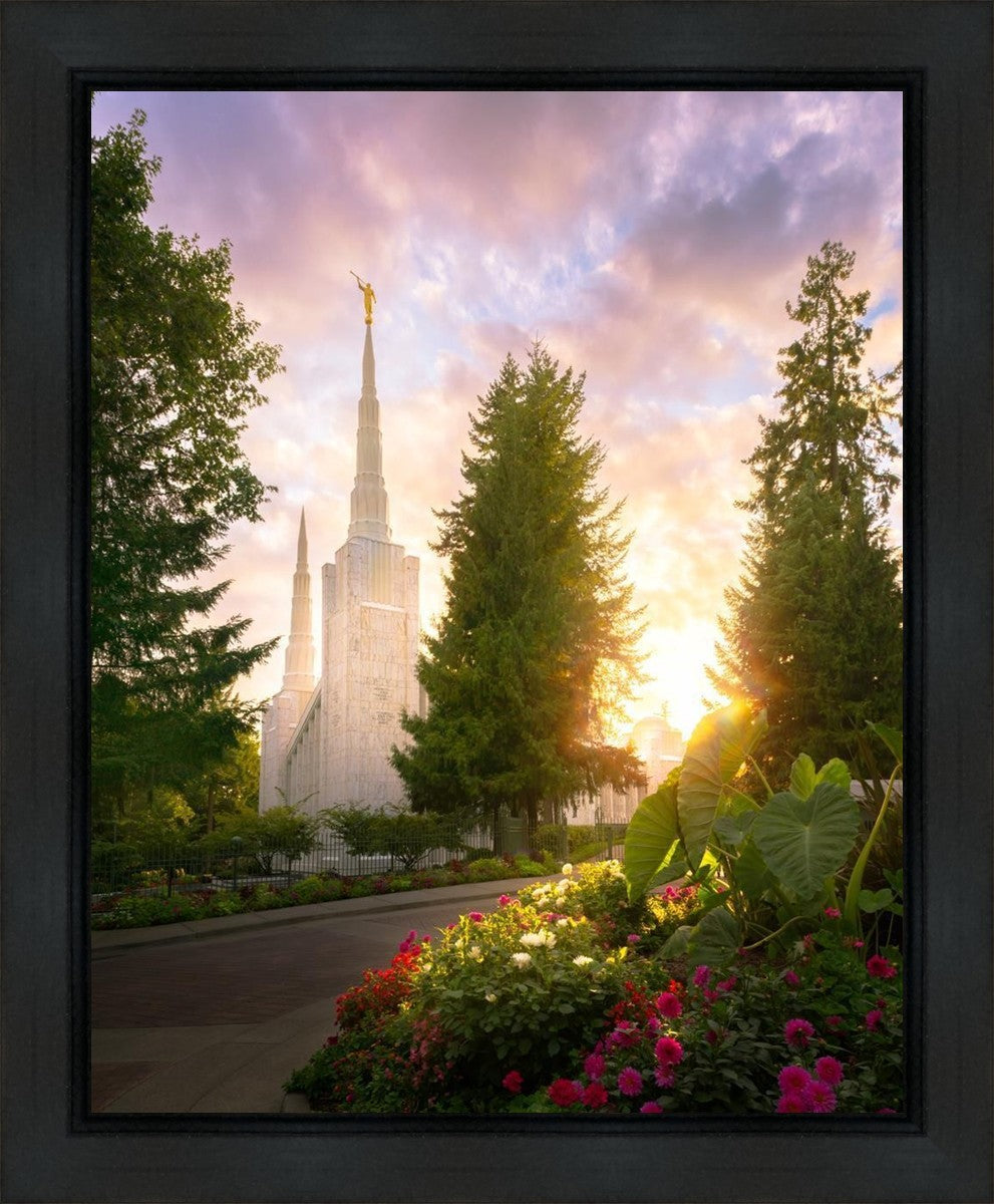 Portland Garden Circle Gallery Wrap