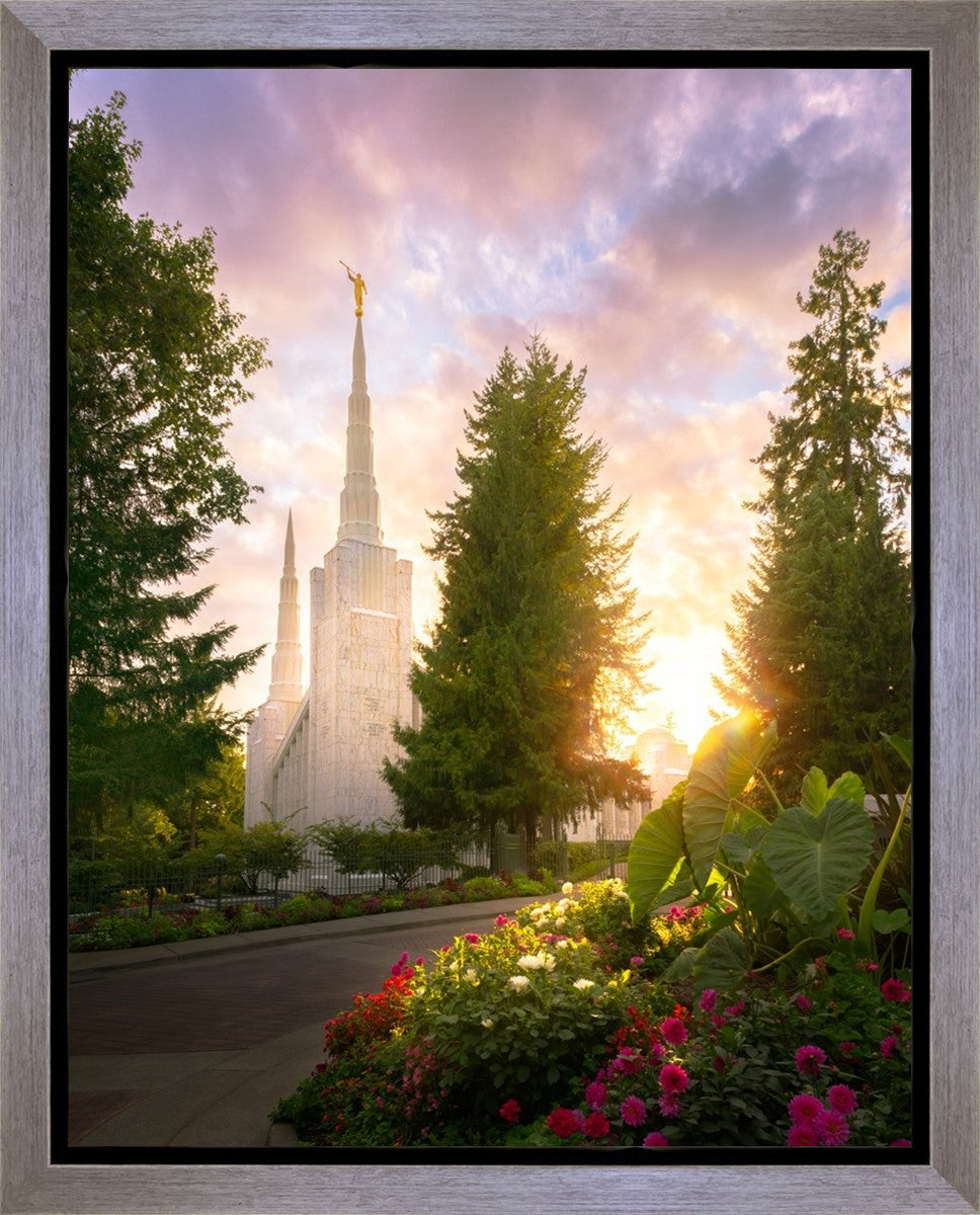 Portland Garden Circle Gallery Wrap
