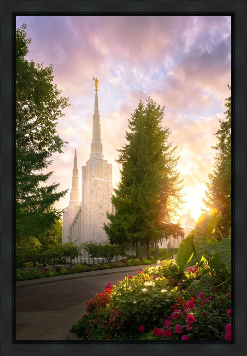 Portland Garden Circle Gallery Wrap