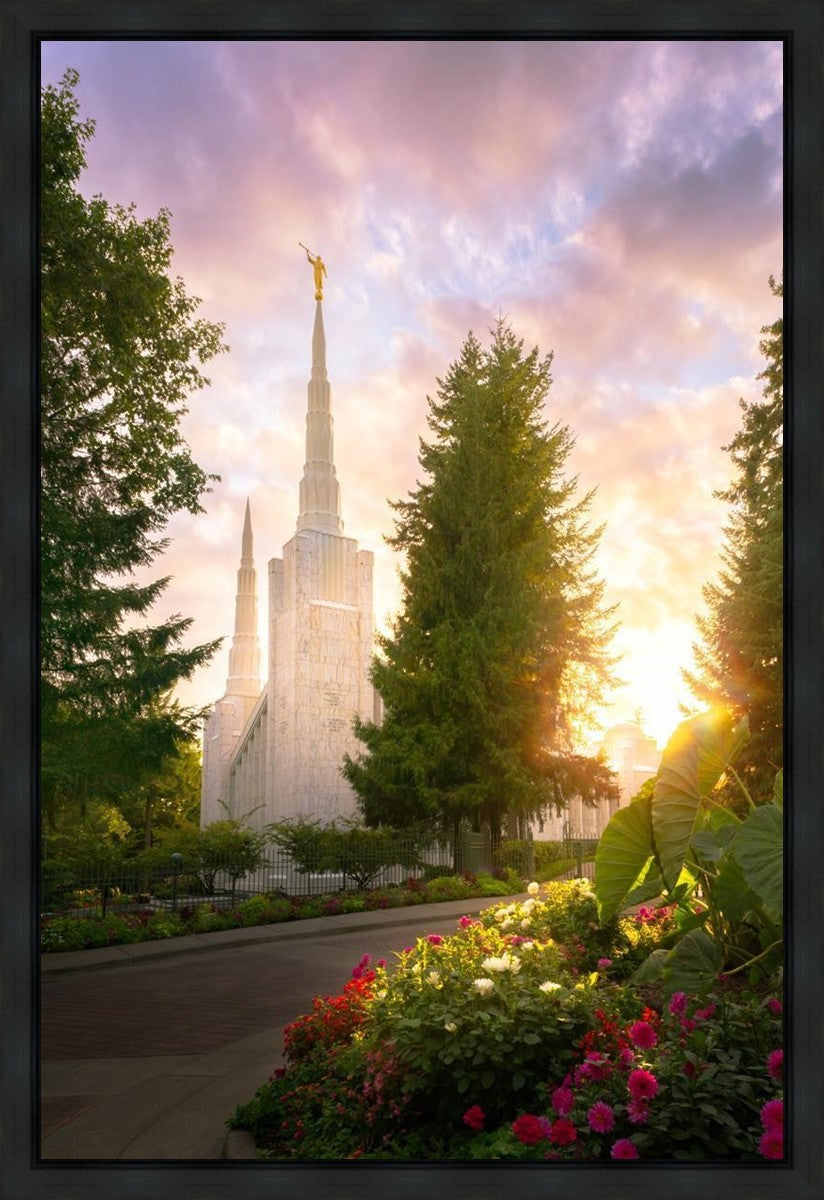 Portland Garden Circle Gallery Wrap