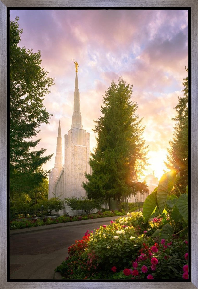 Portland Garden Circle Gallery Wrap