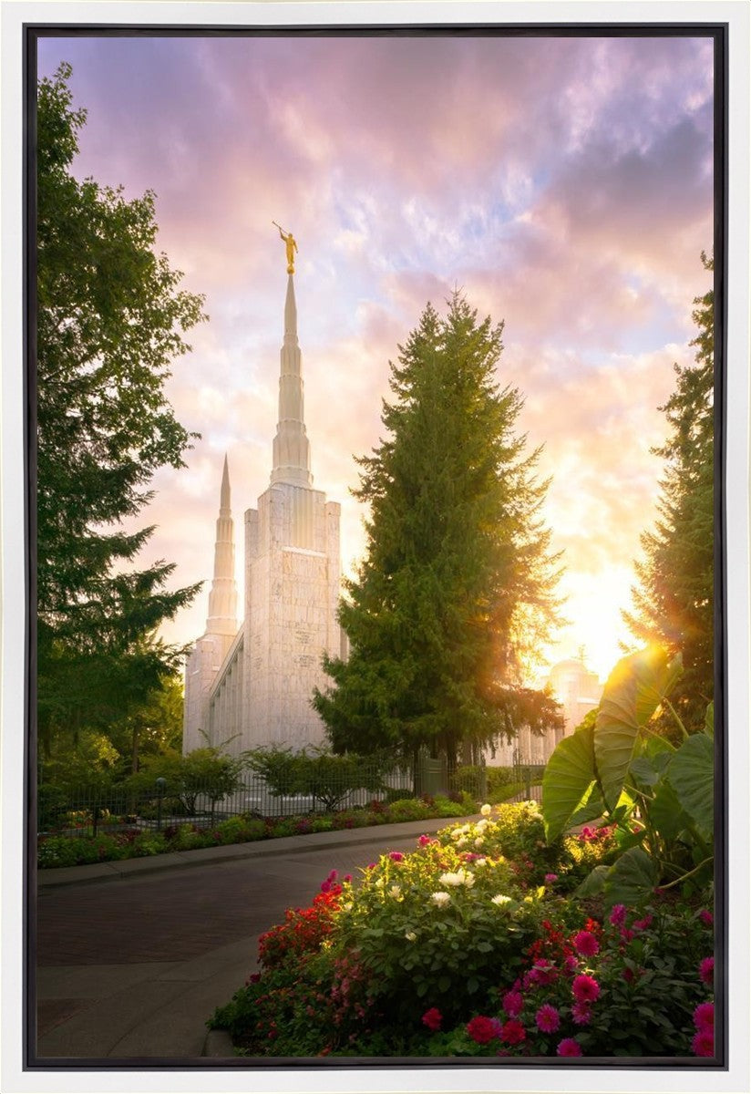 Portland Garden Circle Gallery Wrap