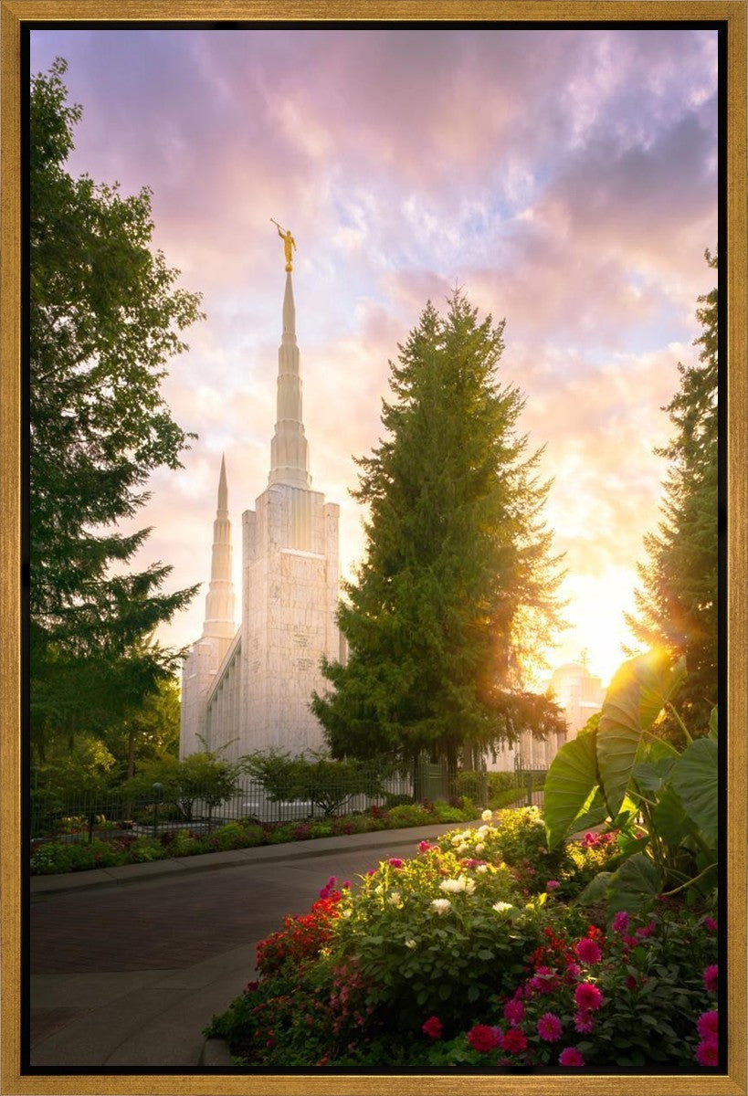 Portland Garden Circle Gallery Wrap