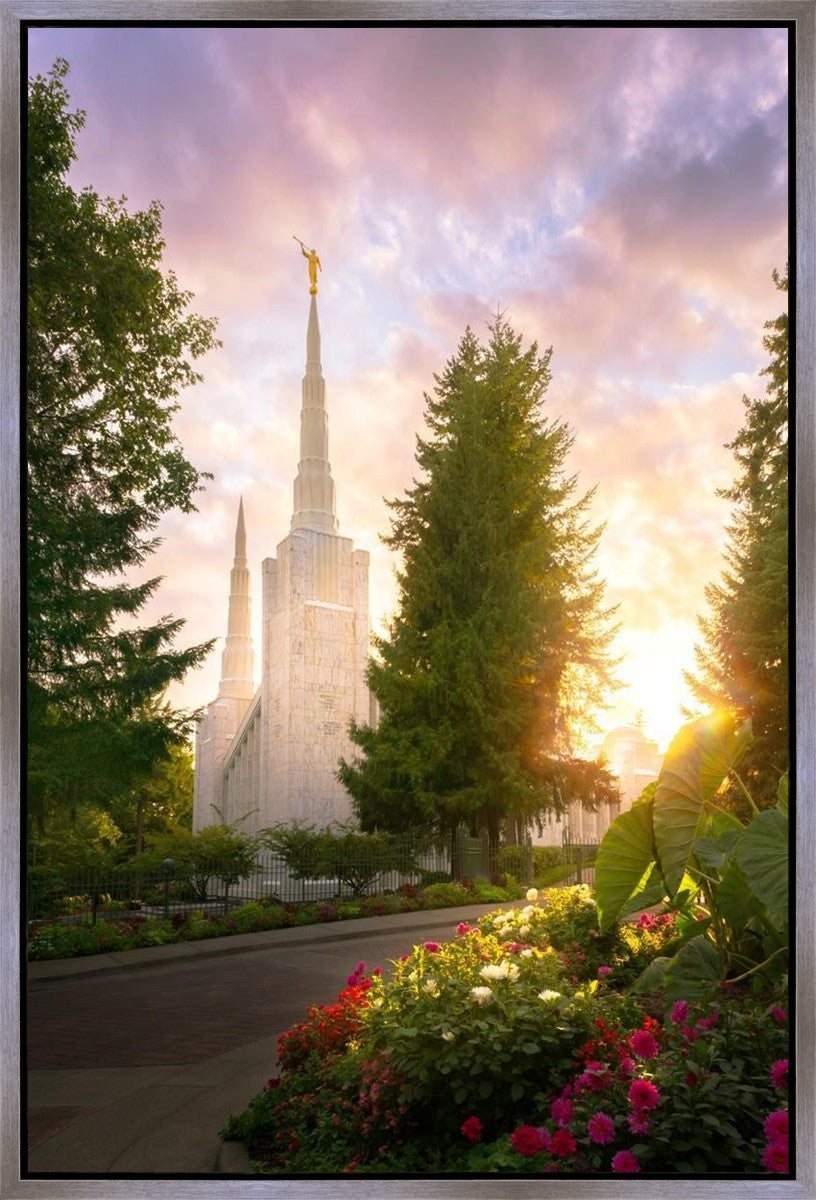 Portland Garden Circle Gallery Wrap