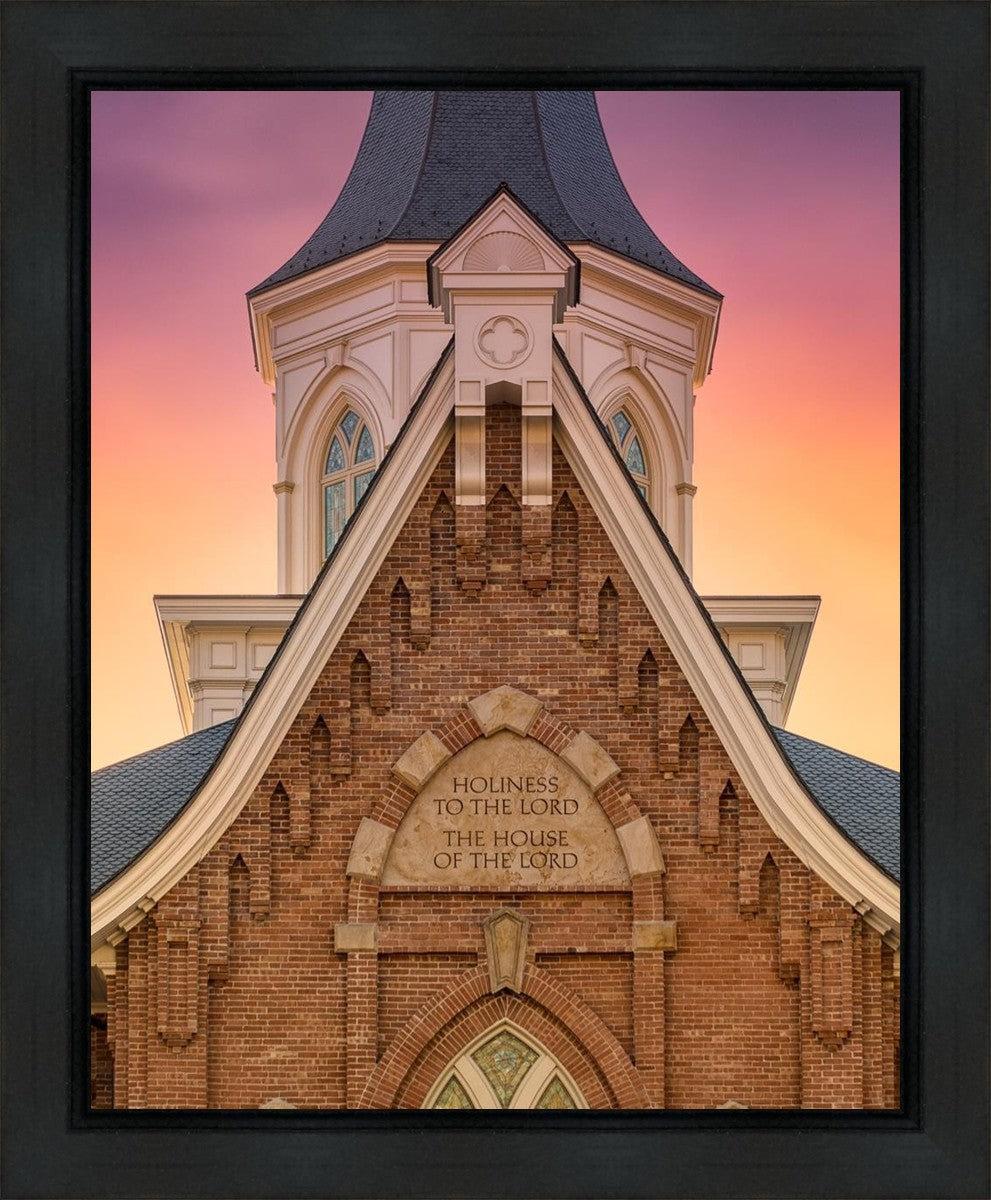 Provo City Center Front Glow Gallery Wrap