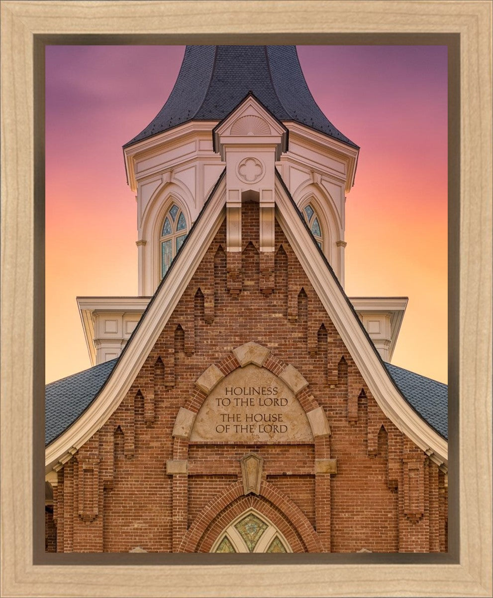 Provo City Center Front Glow Gallery Wrap