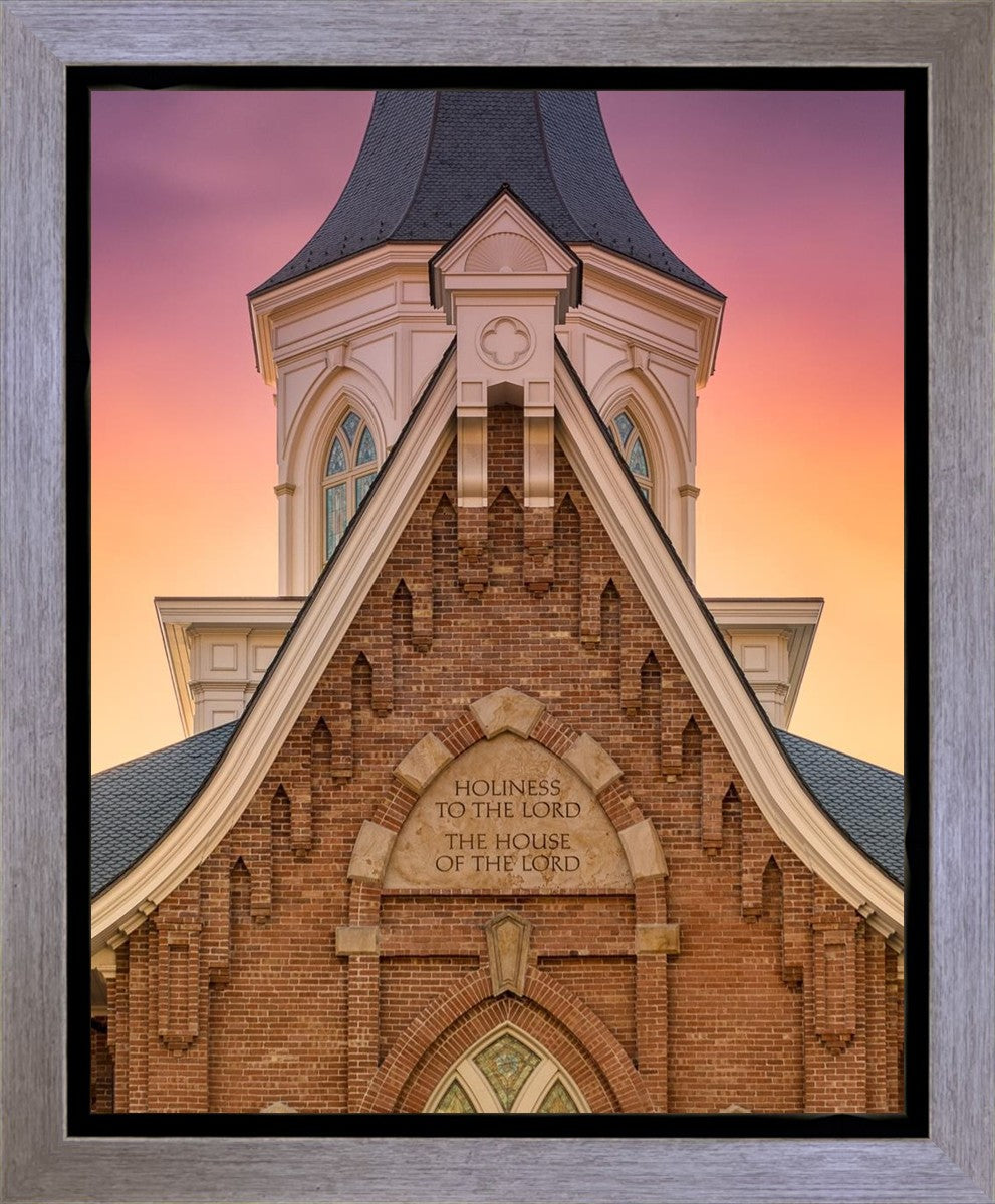 Provo City Center Front Glow Gallery Wrap