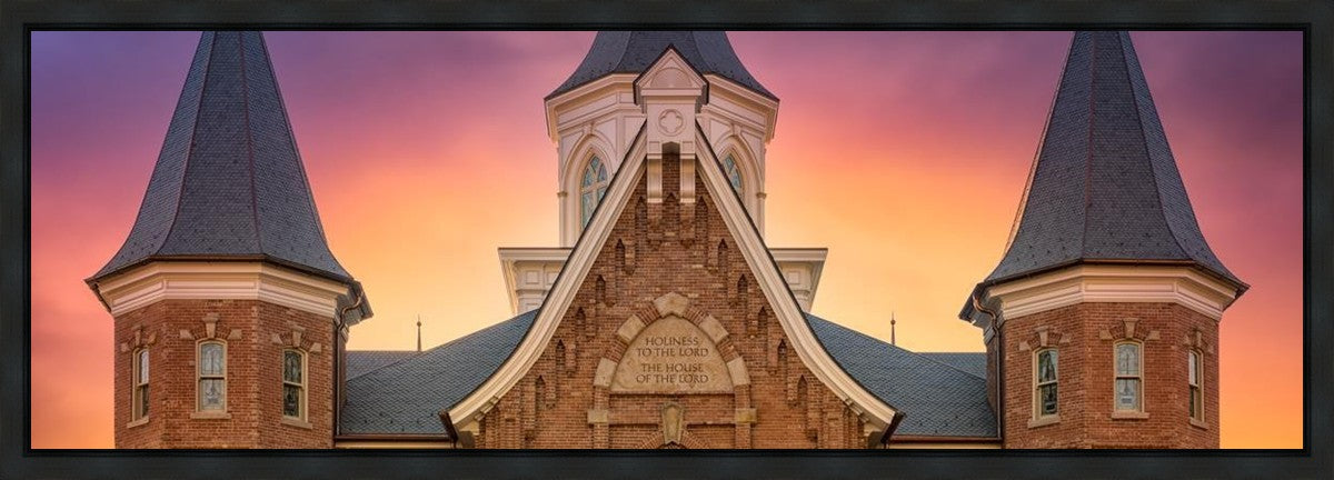 Provo City Center Front Glow Gallery Wrap