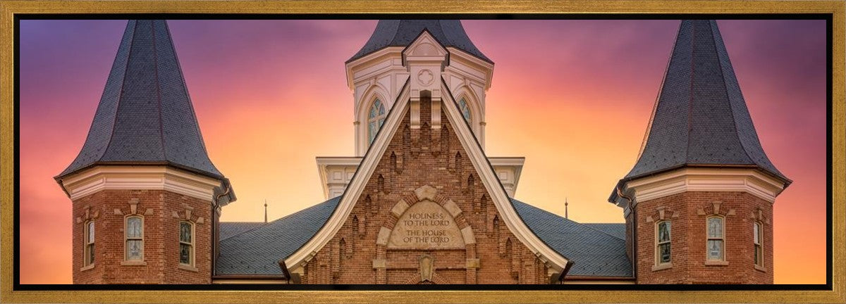 Provo City Center Front Glow Gallery Wrap
