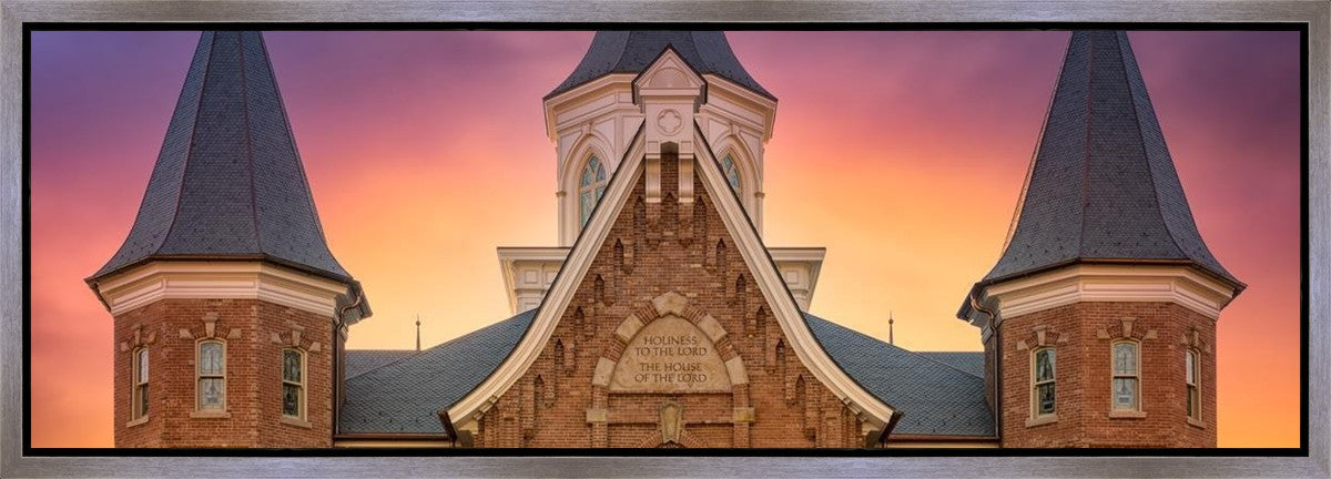 Provo City Center Front Glow Gallery Wrap