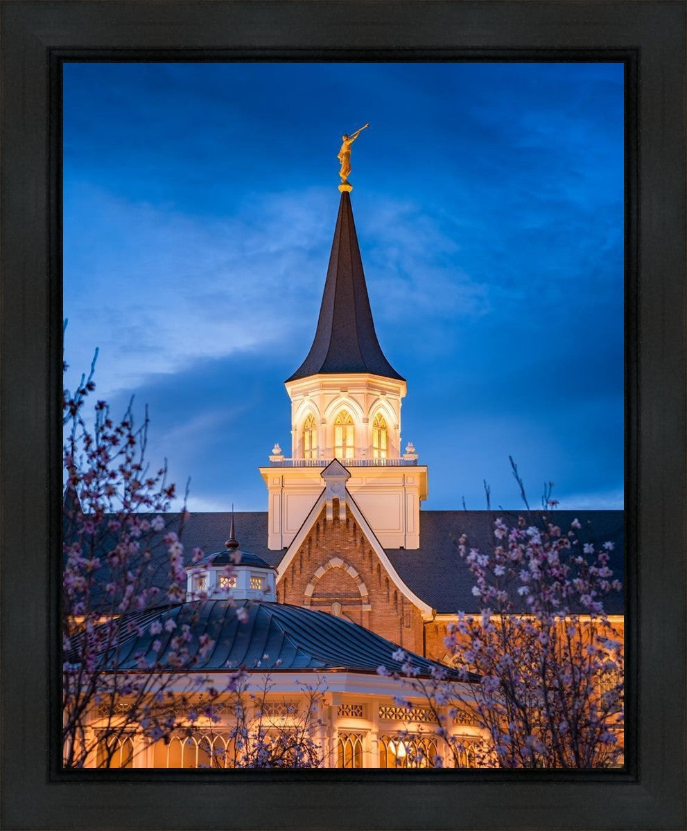 Provo City Center Blue and Gold Gallery Wrap