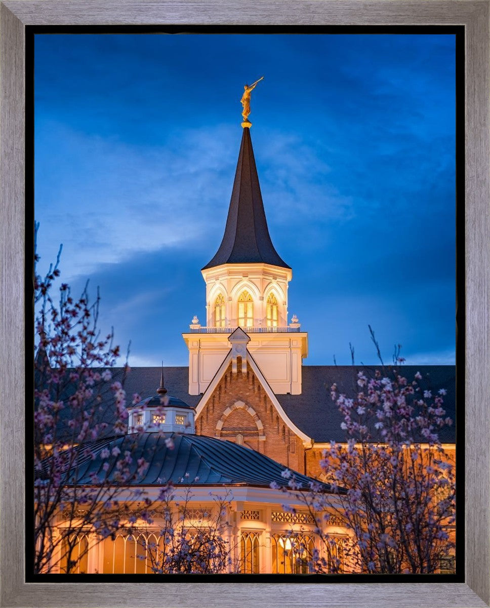 Provo City Center Blue and Gold Gallery Wrap