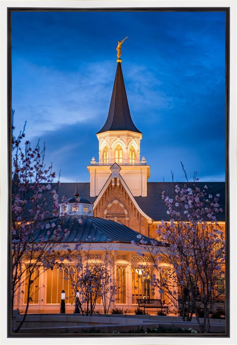 Provo City Center Blue and Gold Gallery Wrap