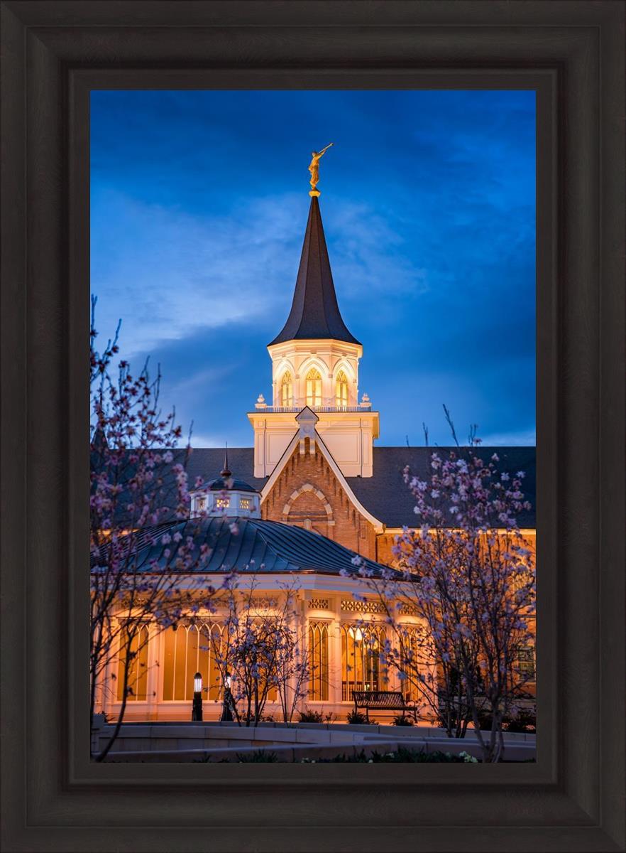 Provo City Center Blue and Gold