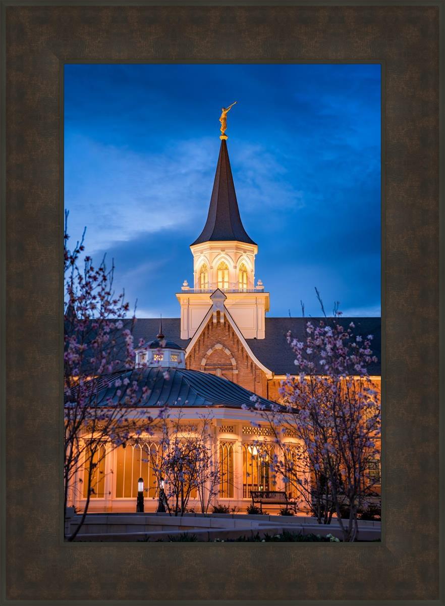 Provo City Center Blue and Gold
