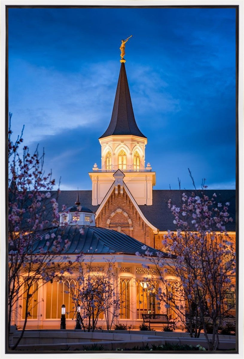 Provo City Center Blue and Gold Gallery Wrap