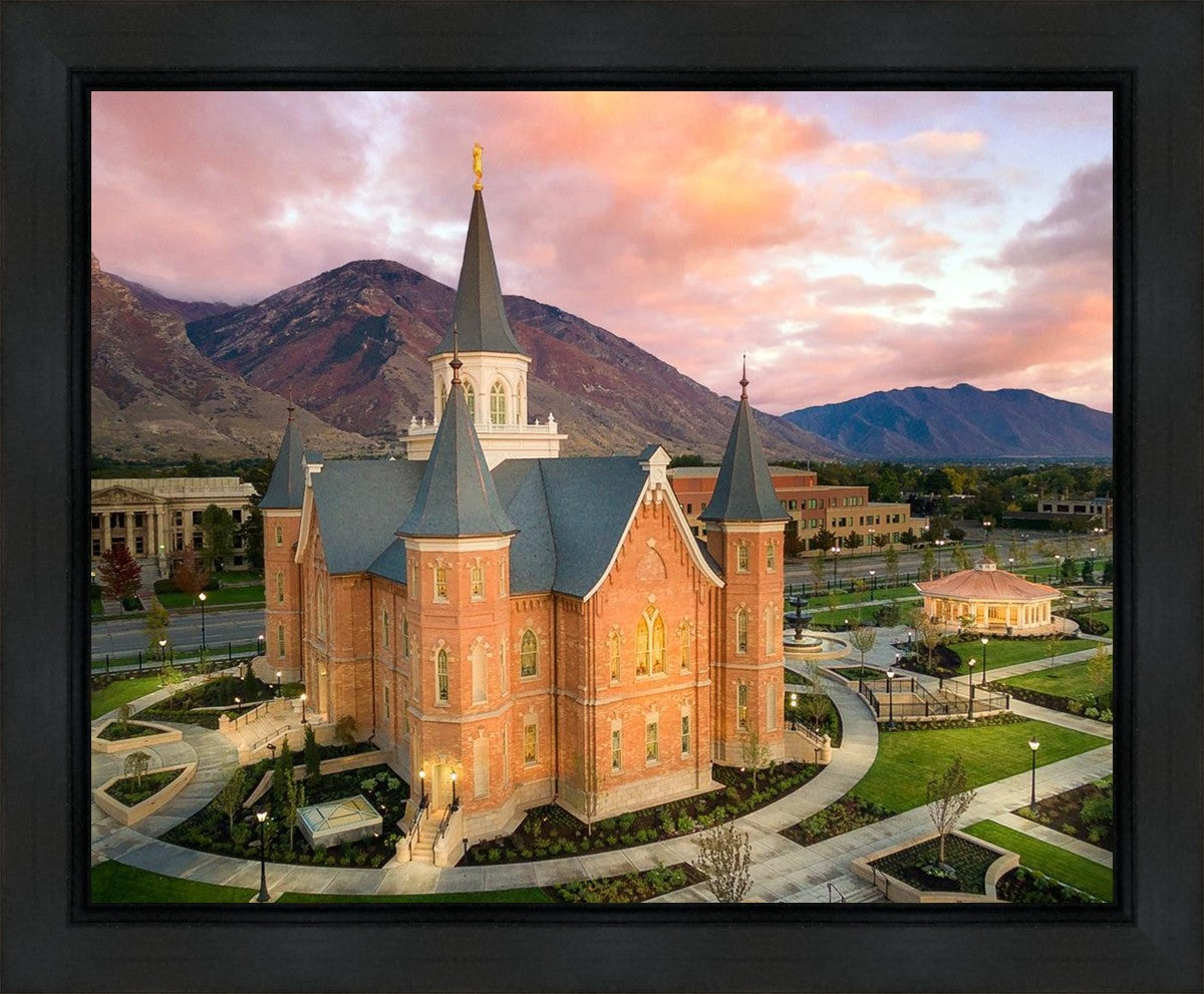 Provo City Center Aerial Gallery Wrap