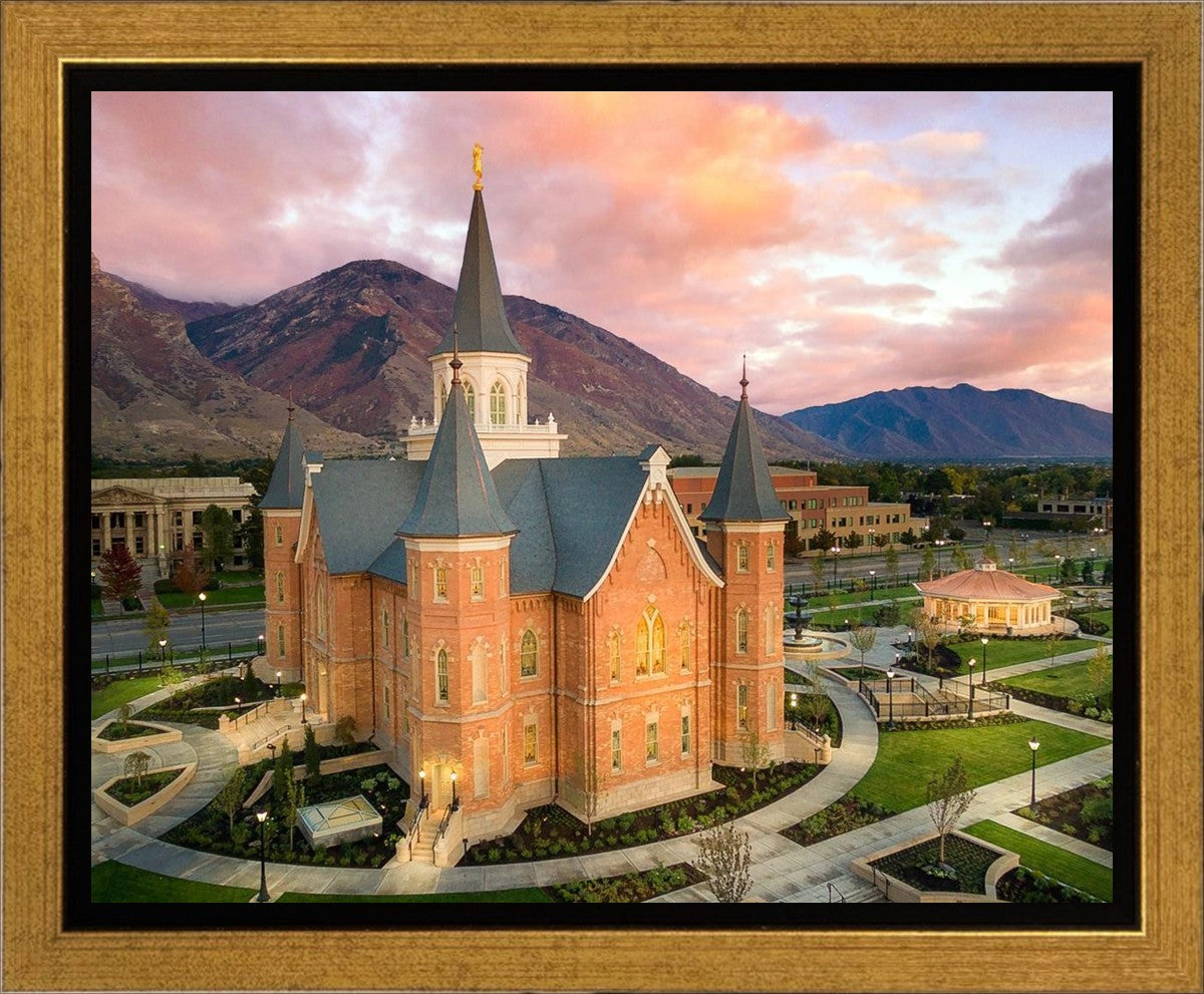 Provo City Center Aerial Gallery Wrap