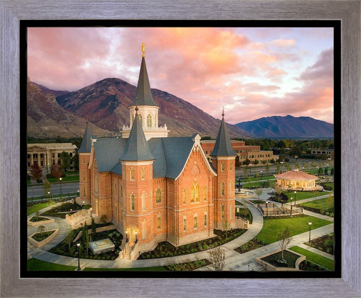 Provo City Center Aerial Gallery Wrap