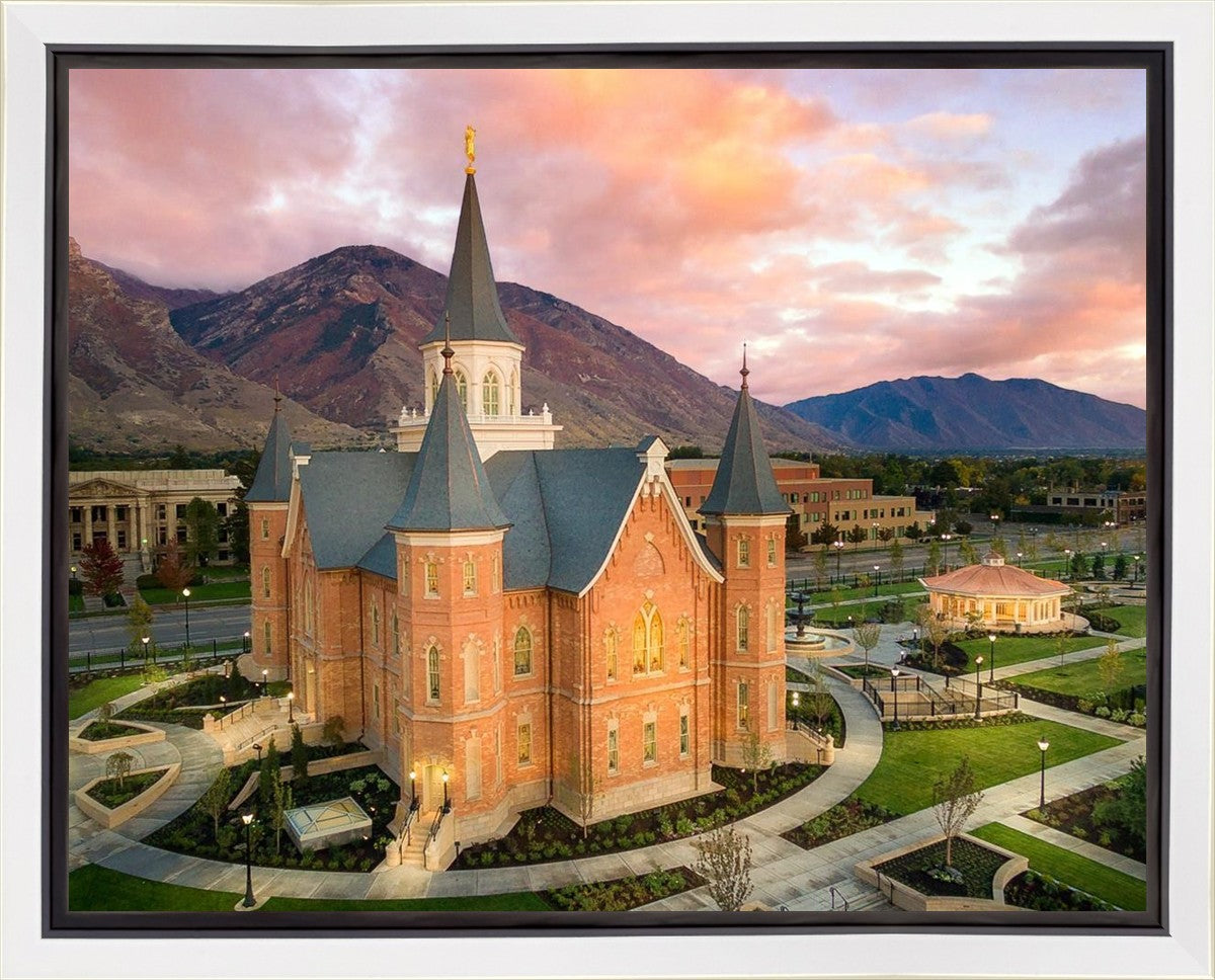 Provo City Center Aerial Gallery Wrap