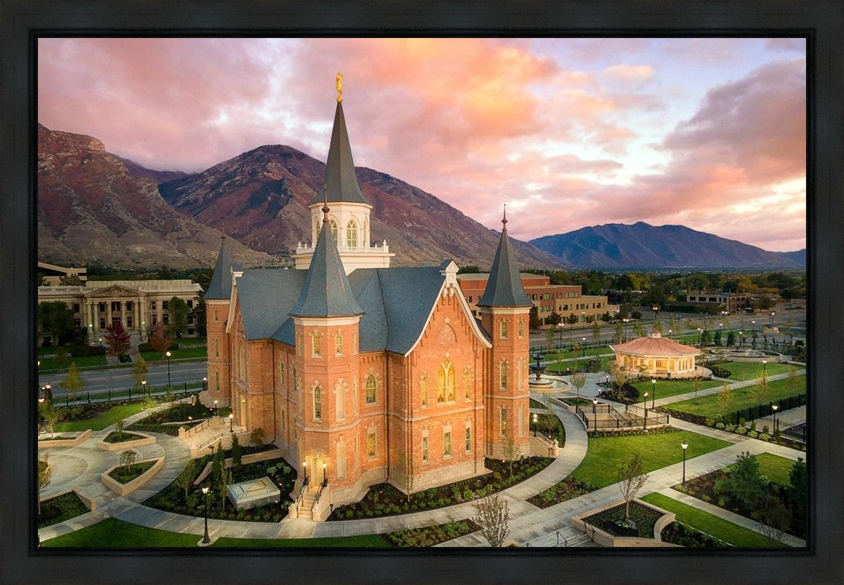 Provo City Center Aerial Gallery Wrap