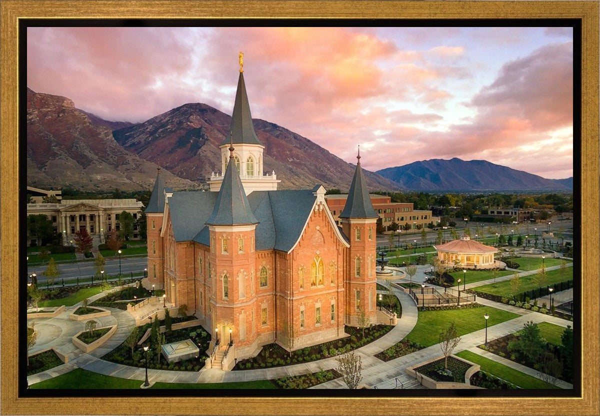 Provo City Center Aerial Gallery Wrap