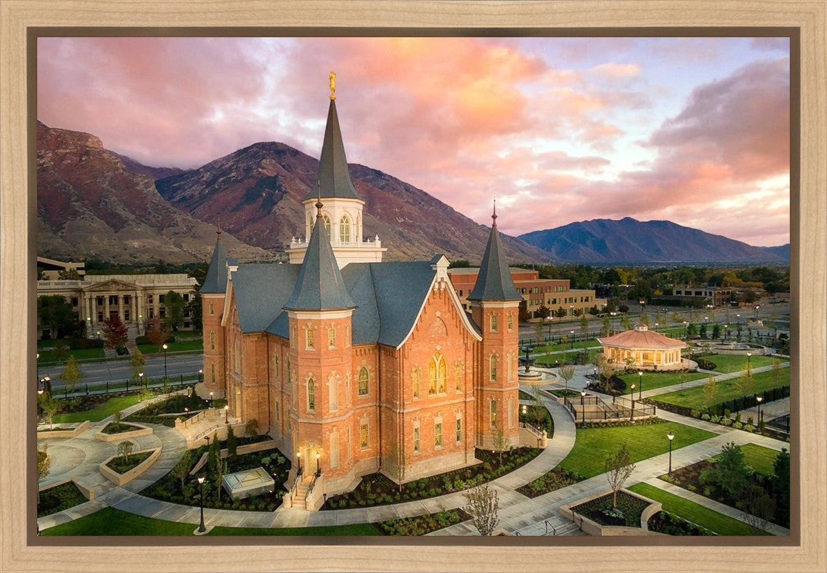 Provo City Center Aerial Gallery Wrap