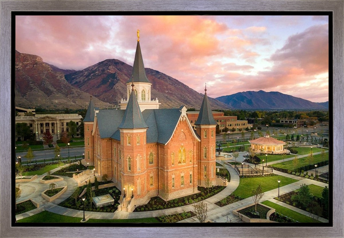 Provo City Center Aerial Gallery Wrap