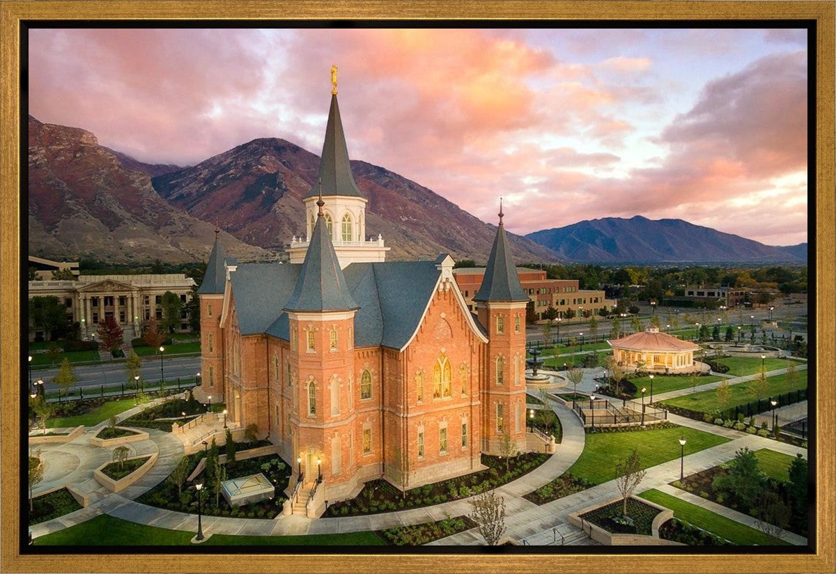 Provo City Center Aerial Gallery Wrap