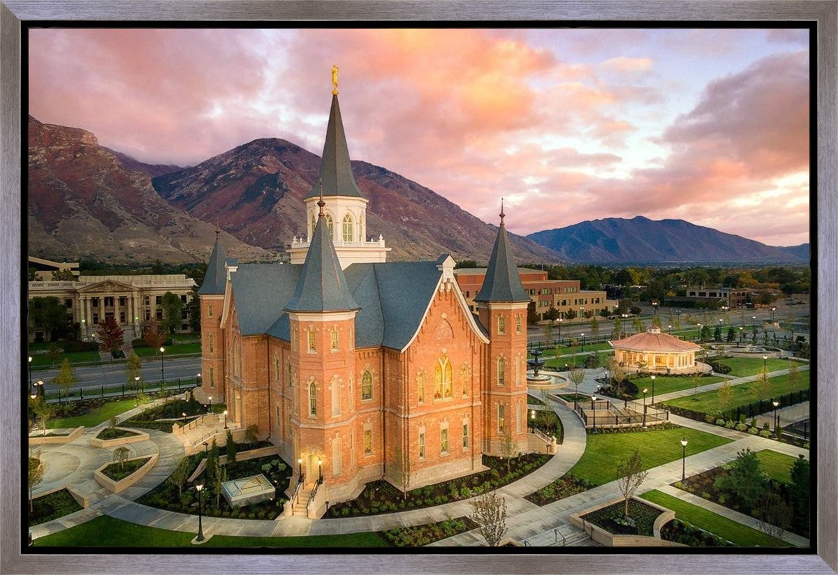 Provo City Center Aerial Gallery Wrap