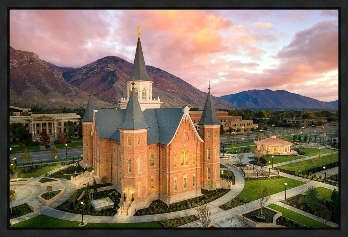 Provo City Center Aerial Gallery Wrap