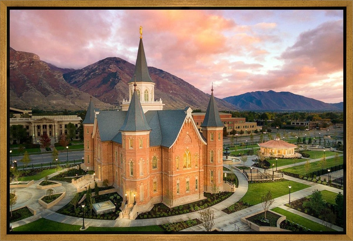Provo City Center Aerial Gallery Wrap