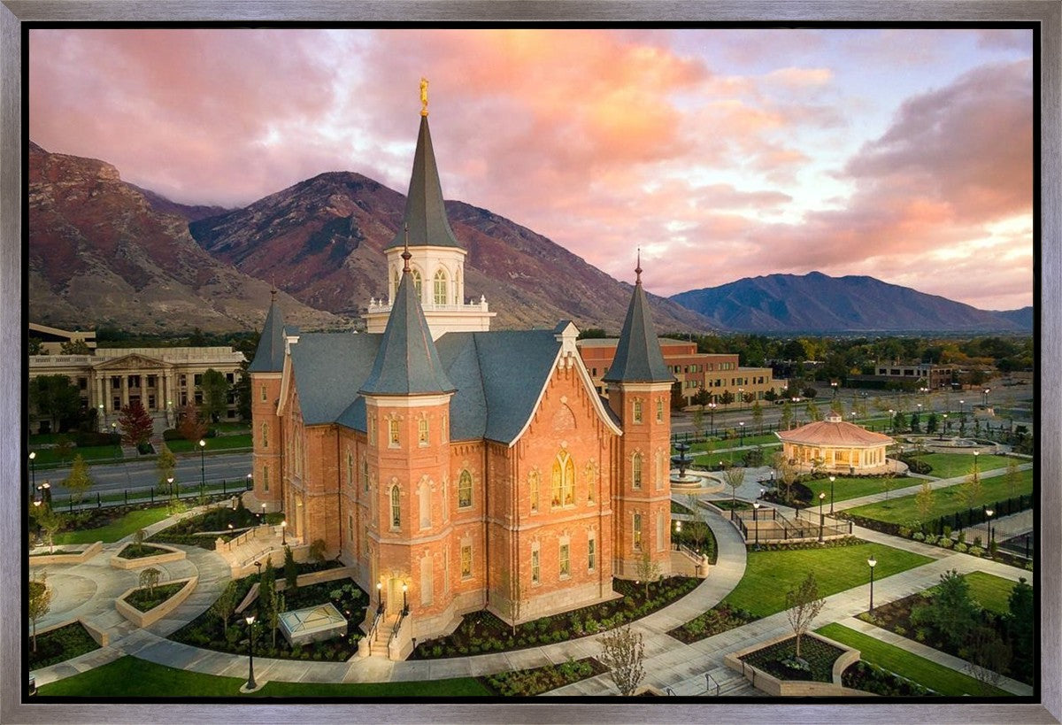 Provo City Center Aerial Gallery Wrap