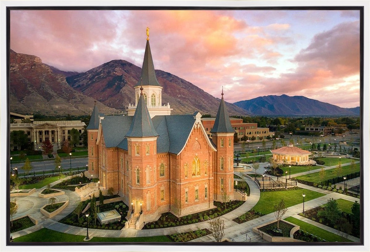 Provo City Center Aerial Gallery Wrap