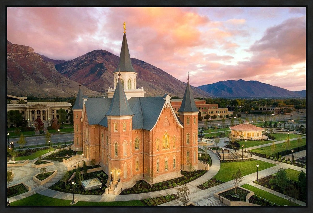 Provo City Center Aerial Gallery Wrap