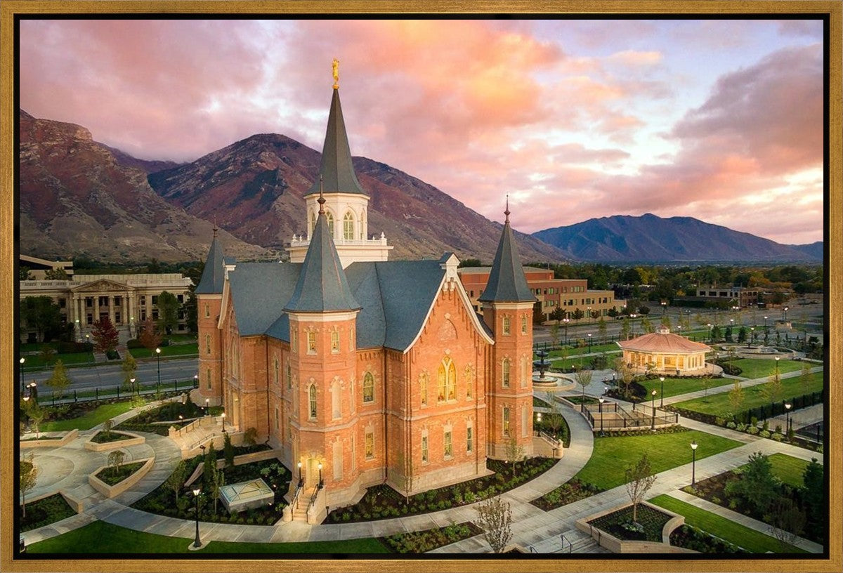 Provo City Center Aerial Gallery Wrap