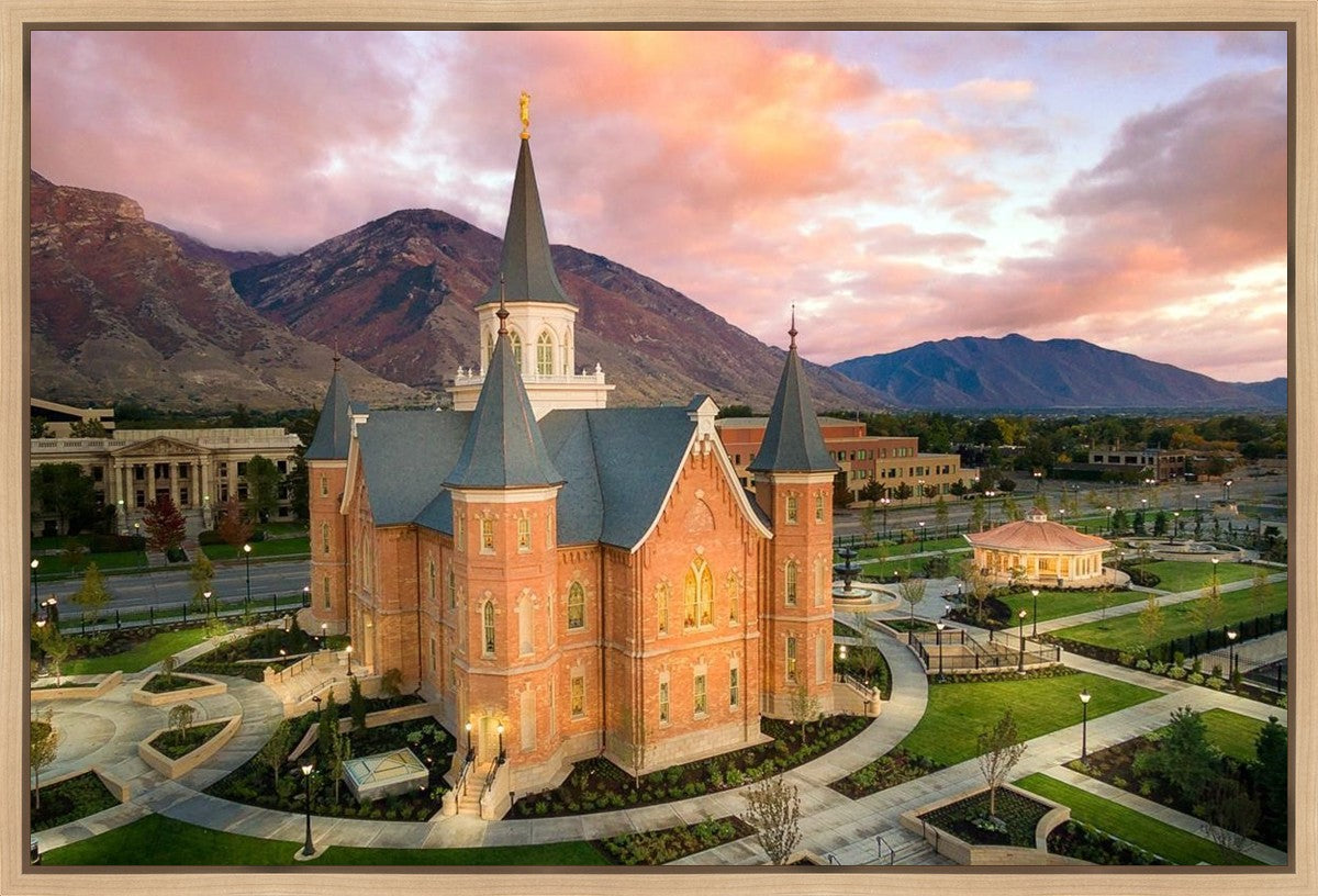 Provo City Center Aerial Gallery Wrap