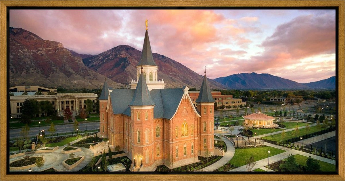 Provo City Center Aerial Gallery Wrap