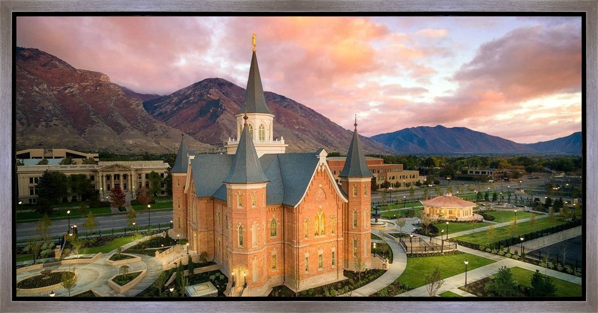 Provo City Center Aerial Gallery Wrap