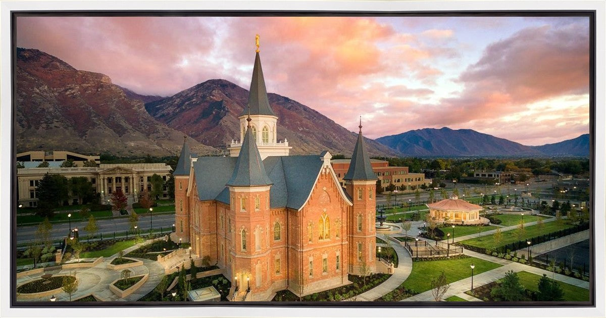 Provo City Center Aerial Gallery Wrap