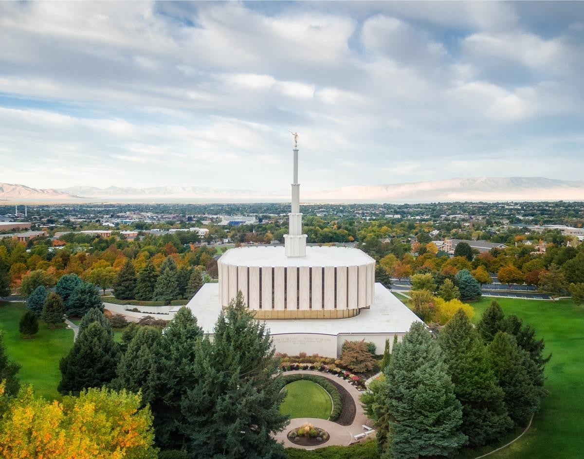 Provo Day Aerial Gallery Wrap