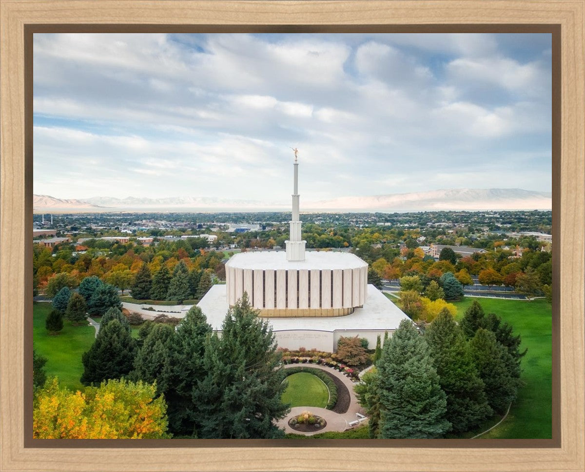 Provo Day Aerial Gallery Wrap
